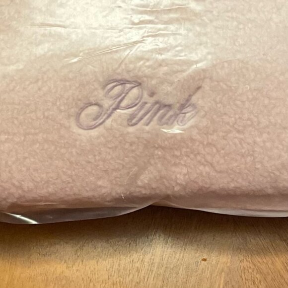 PINK Victoria's Secret Plush Teddy Cozy Fleece Sherpa Tote Bag - NWT - Picture 5 of 7